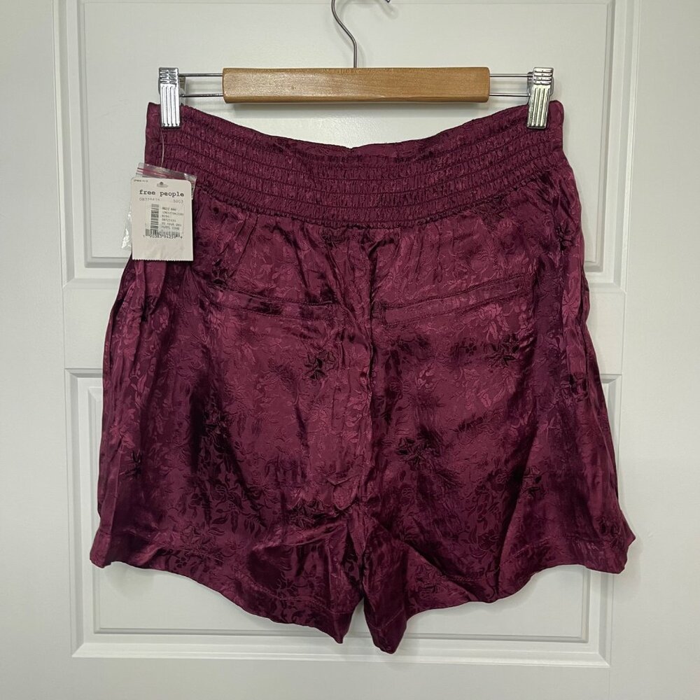 Free People Go Your Own‎ Way Jacquard Shorts Women's Medium High Rise Rayon NEW - Picture 5 of 14